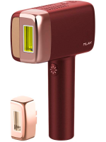 جهاز ازالة الشعر بالليزر ملاي T14 المطور بخاصية التبريد الجليدي عدستين - اللون الأحمر