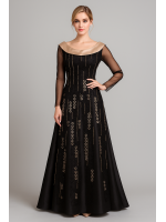 فستان سهره خرز وورود صغيرة