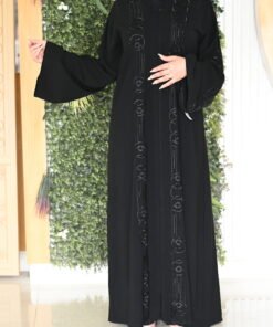 عباية قماش  نصف القمر الاصلي مصري مع طرحة