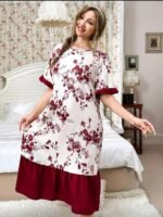 فستان نوم طويل للنساء