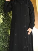 Alternative view of عباية تطريز حرير كلوش  مع طرحة